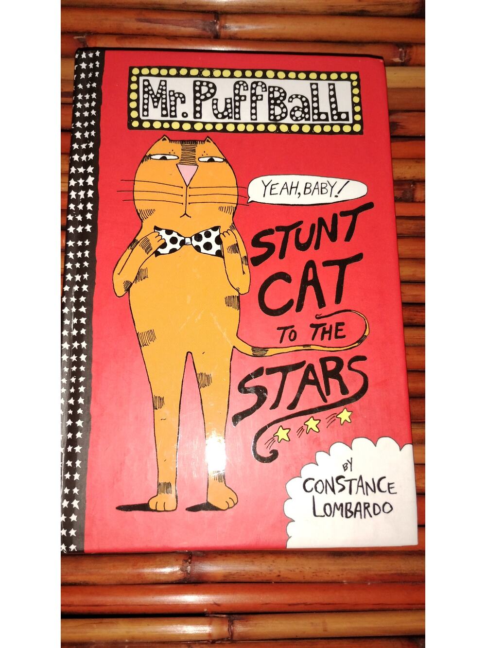 Mr. PuffBall Stunt Cat to the Stars Constance Lombardo First Ed 2015 HC Book